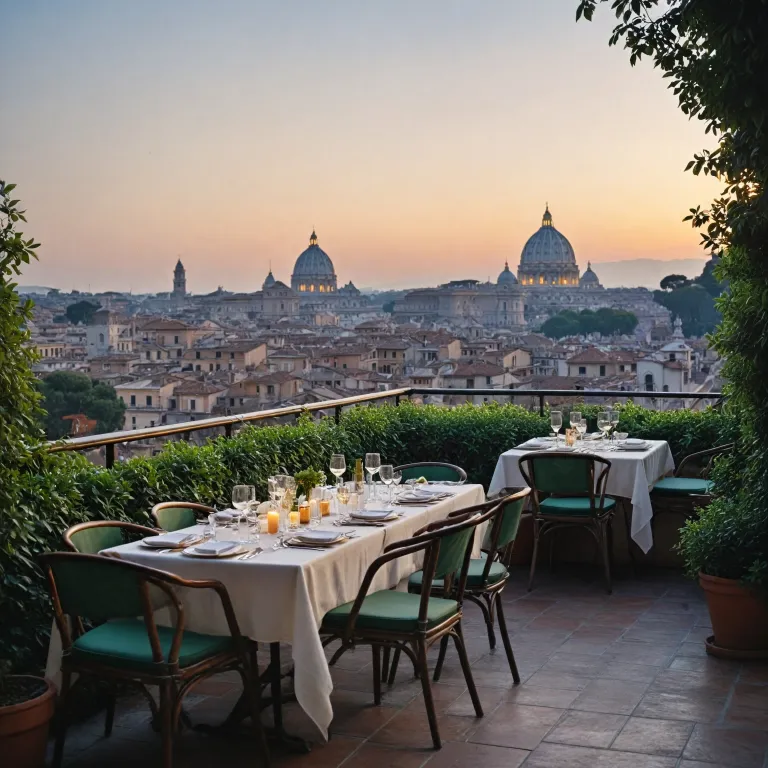 Experience the elegance of luxury rooftop hotels in Rome for panoramic city views