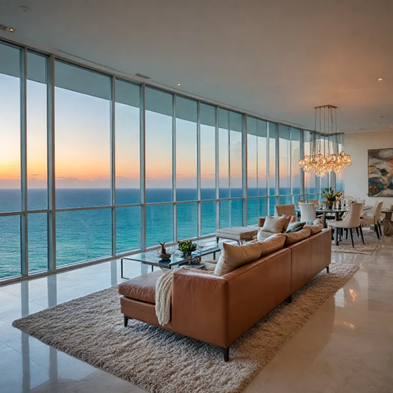 Experience elevated living: penthouses for rent in Miami, Florida with panoramic ocean views