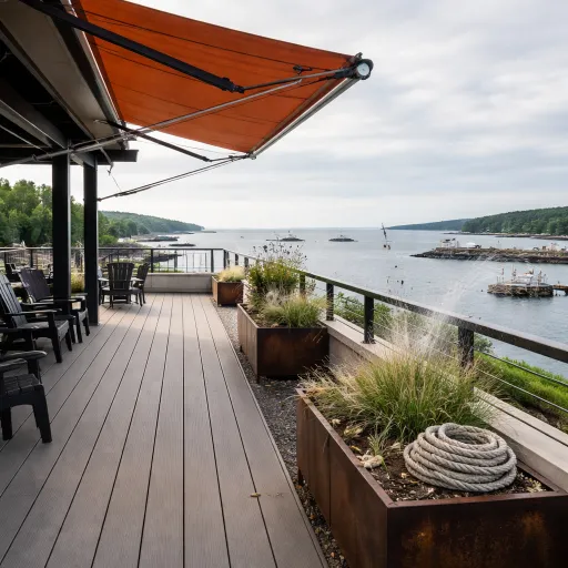 Rockport Maine hotels with elevated rooftop stays and coastal charm