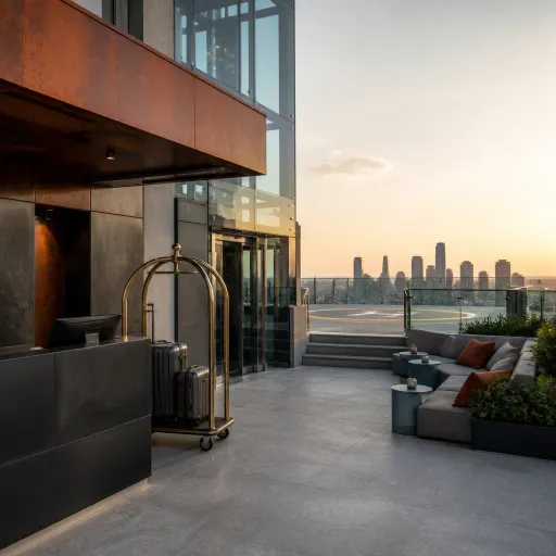 Rooftop check-in: hotels that put arrival at altitude, not at street level