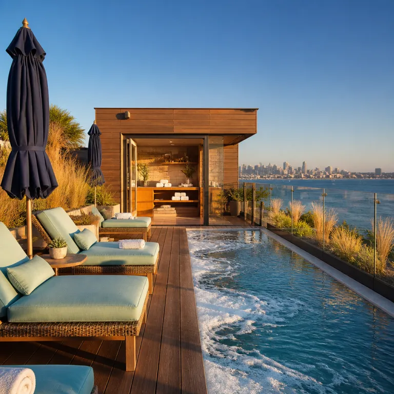 Why a rooftop spa cabin works where a basement one doesn't