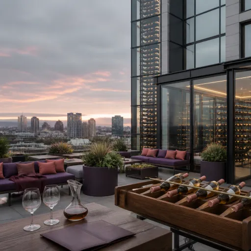 Reading the rooftop wine list: when the cellar follows you up the building