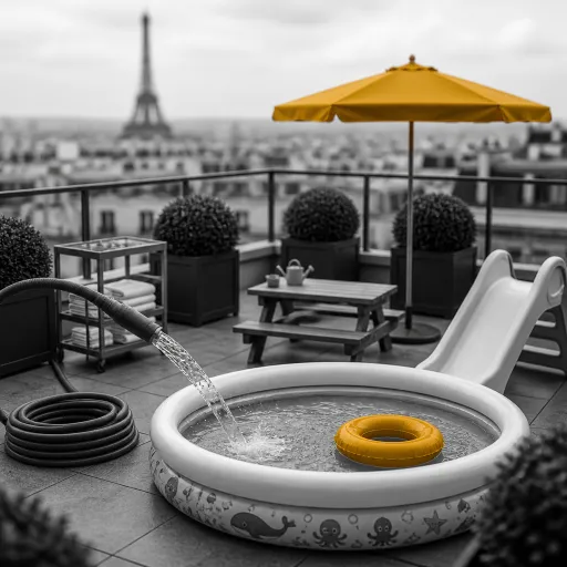 Elegant family friendly hotels in Paris France for rooftop urban escapes