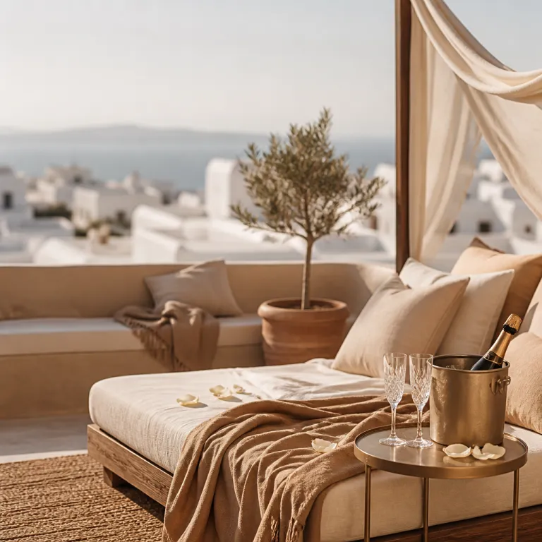 Mykonos honeymoon escapes on the rooftops of the Aegean