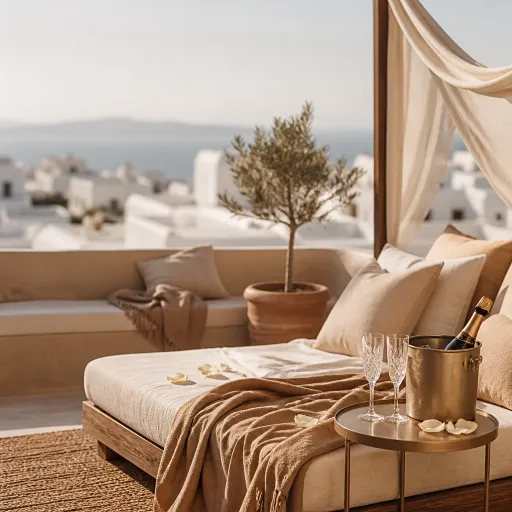 Mykonos honeymoon escapes on the rooftops of the Aegean